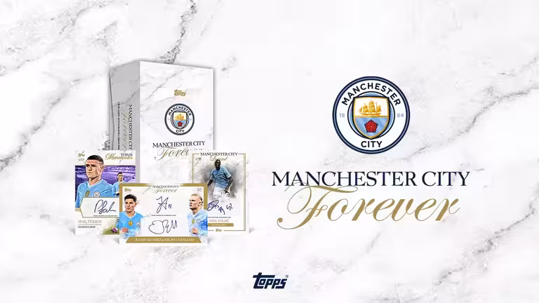 2023-24 TOPPS Manchester City Forever Soccer Cards - Header
