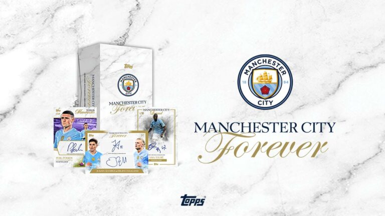 2023-24 TOPPS Manchester City Forever Soccer Cards - Header