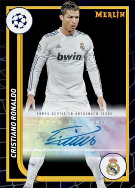 2023-24 TOPPS Merlin Chrome UEFA Club Competitions Soccer Cards - Base Autograph Cristiano Ronaldo