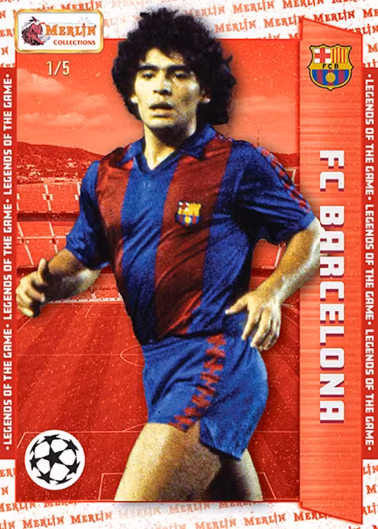 2023-24 TOPPS Merlin Heritage UEFA Club Competitions Soccer Cards - 2023 24 topps merlin heritage uefa club competitions soccer cards legends insert maradona