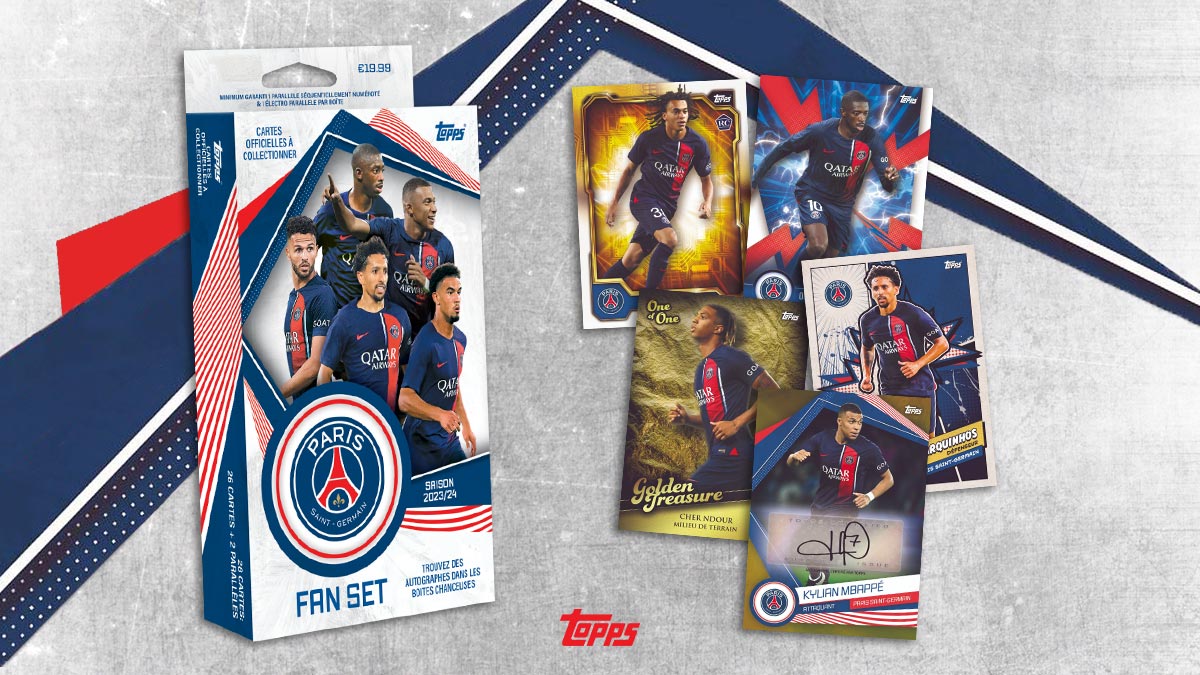 2023-24 TOPPS Paris Saint-Germain Official Fan Set Soccer Cards - Header