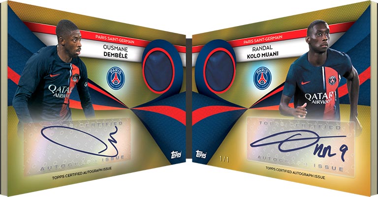 2023-24 TOPPS Paris Saint-Germain Official Team Set Soccer