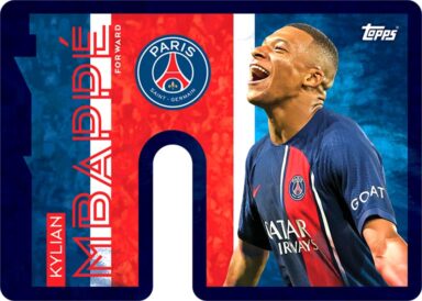 2023-24 TOPPS Paris Saint-Germain Official Team Set Soccer Cards - Triumph Insert Card Kylian Mbappe