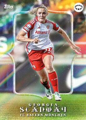 2023-24 TOPPS Platinum UEFA Women's Champions League Aitana Bonmati Curated Set Soccer Cards - Estrellas de la UWCL Georgia Stanway