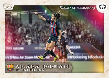 2023-24 TOPPS Platinum UEFA Women's Champions League Aitana Bonmati Curated Set Soccer Cards - Mejores Momentos Aitana Bonmati