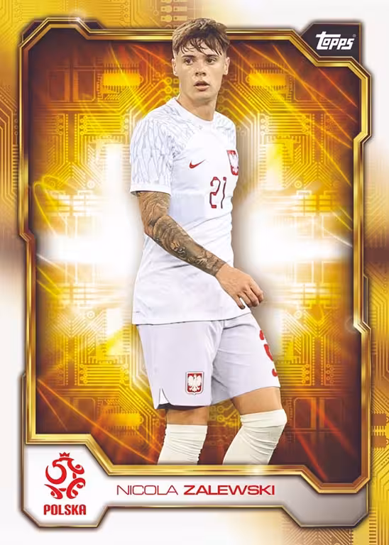 2023-24 TOPPS Polska Official Fan Set Soccer Cards - 2023 24 topps polska official fan set soccer cards golden future insert zalewski