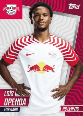 2023-24 TOPPS RB Leipzig 100% Official Team Set Soccer Cards - Base Card Lois Openda