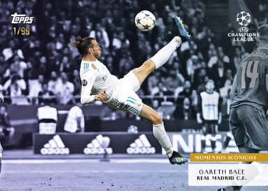 2023-24 TOPPS Simplicidad UEFA Club Competitions Soccer Cards - Momentos Iconicos Gareth Bale