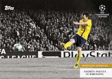 2023-24 TOPPS Simplicidad UEFA Club Competitions Soccer Cards - Momentos Iconicos Andres Iniesta
