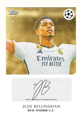 2023-24 TOPPS Simplicidad UEFA Club Competitions Soccer Cards - Polaroid Jude Bellingham
