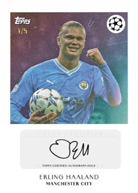 2023-24 TOPPS Simplicidad UEFA Club Competitions Soccer Cards - Polaroid Erling Haaland