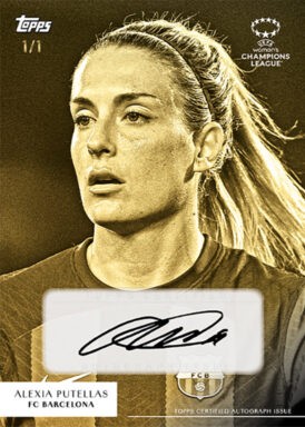 2023-24 TOPPS Simplicidad UEFA Club Competitions Soccer Cards - Portrait Alexia Putellas