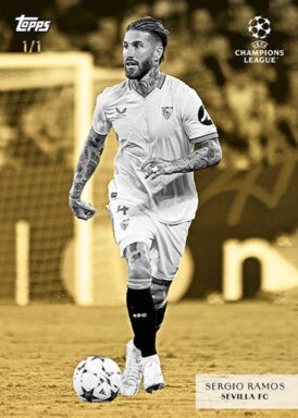 2023-24 TOPPS Simplicidad UEFA Club Competitions Soccer Cards - Spanish Stars Sergio Ramos