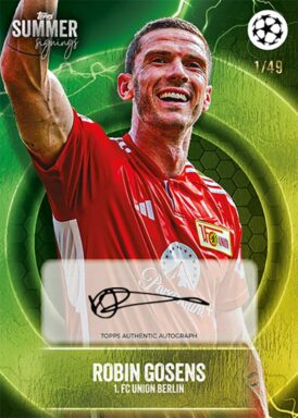 2023-24 TOPPS Summer Signings UEFA Club Competitions Soccer Cards - Autograph Card Robin Gosens
