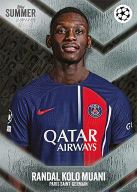 2023-24 TOPPS Summer Signings UEFA Club Competitions Soccer Cards - Base Card Randal Kolo Muani