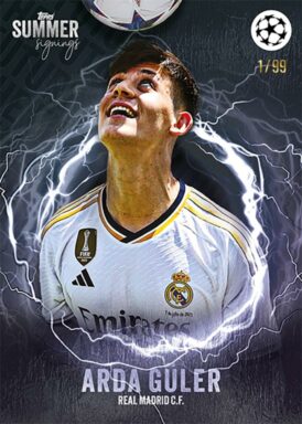2023-24 TOPPS Summer Signings UEFA Club Competitions Soccer Cards - Base Parallel Arda Güler