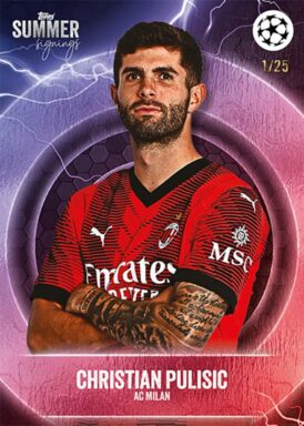 2023-24 TOPPS Summer Signings UEFA Club Competitions Soccer Cards - Base Parallel Christian Pulisic