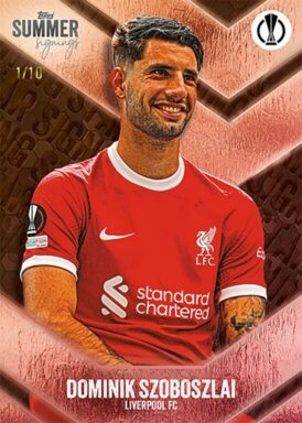 2023-24 TOPPS Summer Signings UEFA Club Competitions Soccer Cards - Base Parallel Dominik Szoboszlai