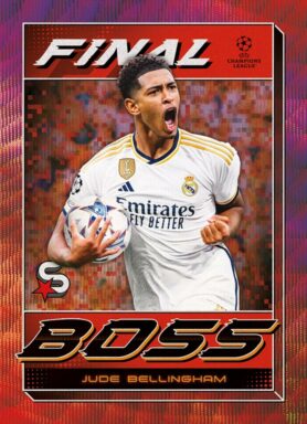 2023-24 TOPPS Superstars UEFA Club Competitions Soccer Cards - Final Boss Insert Card Jude Bellingham