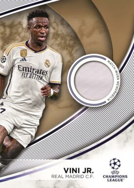 2023-24 TOPPS UEFA Club Competitions Soccer Cards - Superstar Relics Vini Jr