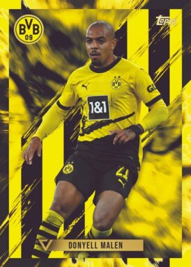 2023-24 TOPPS Vernissage Borussia Dortmund Soccer Cards - Base Parallel Donyell Malen