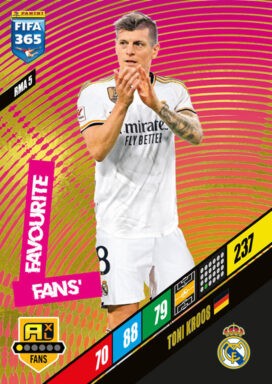 PANINI FIFA 365 Adrenalyn XL 2024 Trading Card Game - Fans' Favourite Toni Kroos