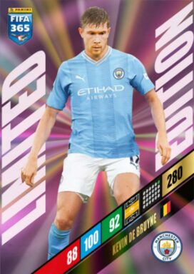 PANINI FIFA 365 Adrenalyn XL 2024 Trading Card Game - Limited Edition Kevin de Bruyne
