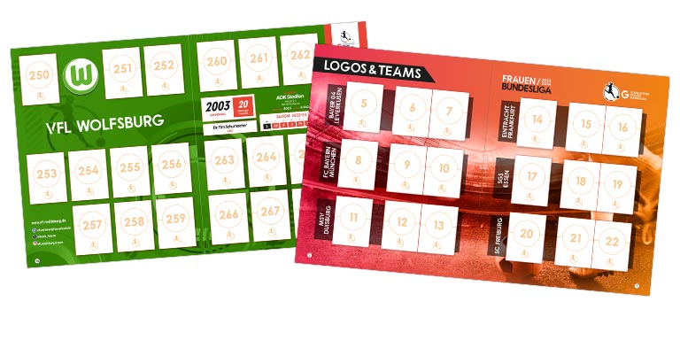 PANINI Frauen-Bundesliga 2023/24 Sticker - Albumpreview