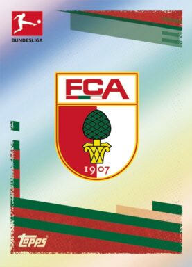 TOPPS Bundesliga 2023/24 Sticker - 010 FC Augsburg Club Logo