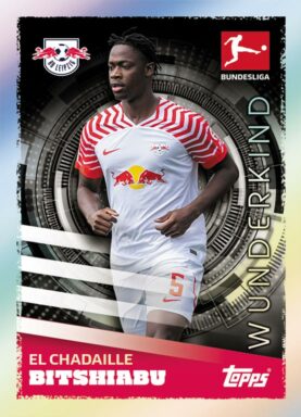 TOPPS Bundesliga 2023/24 Sticker - 258 El Chadaille Bitshiabu Wunderkind