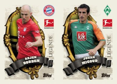 TOPPS Bundesliga 2023/24 Sticker - Bundesliga Legenden Arjen Robben / Johan Micoud