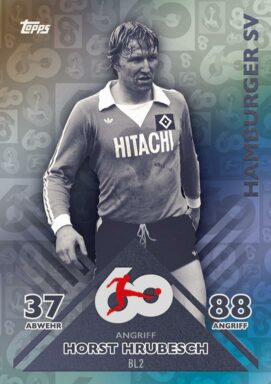 TOPPS Bundesliga Match Attax 2023/24 Trading Card Game - 60 Jahre Bundesliga Hrubesch