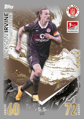 TOPPS Bundesliga Match Attax 2023/24 Trading Card Game - Base Card 2. Bundesliga Irvine