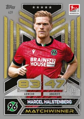 TOPPS Bundesliga Match Attax 2023/24 Trading Card Game - Matchwinner 2. Bundesliga Halstenberg