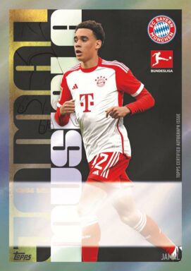 TOPPS Bundesliga Match Attax 2023/24 Trading Card Game - Personalized On-Card Autograph Jamal Musiala