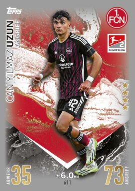 TOPPS Bundesliga Match Attax Extra 2023/24 Trading Card Game - 2. Bundesliga Updates Can Yilmaz Uzun