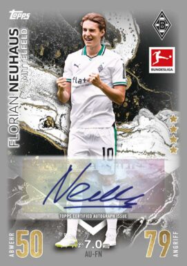 TOPPS Bundesliga Match Attax Extra 2023/24 Trading Card Game - Autograph Card Florian Neuhaus