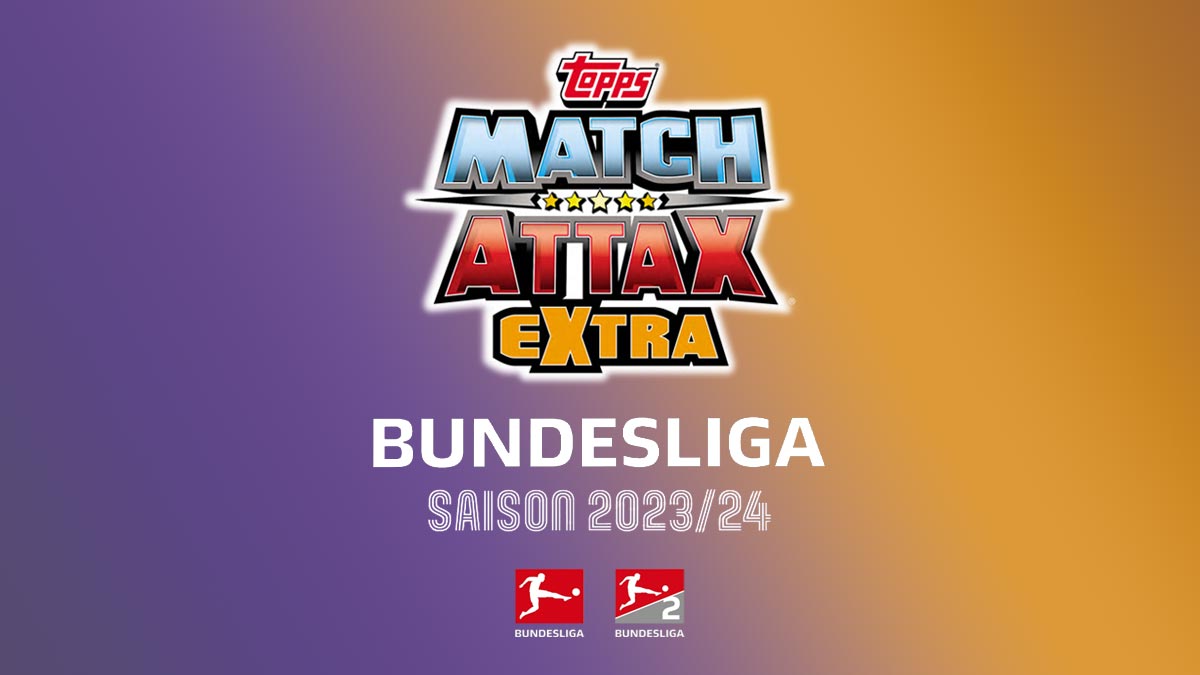 TOPPS Bundesliga Match Attax Extra 2023/24 Trading Card Game - Header