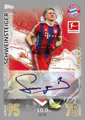 TOPPS Bundesliga Match Attax Extra 2023/24 Trading Card Game - Legenden Autograph Card Bastian Schweinsteiger