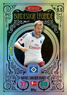 TOPPS Bundesliga Match Attax Extra 2023/24 Trading Card Game - Bundesliga Legenden Rafael van der Vaart