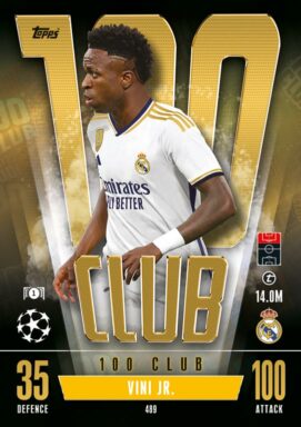 TOPPS UEFA Club Competitions Match Attax 2023/24 Trading Card Game - 100 Club Card