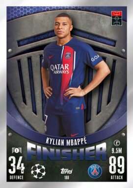 TOPPS UEFA Club Competitions Match Attax 2023/24 Trading Card Game - Finisher Card