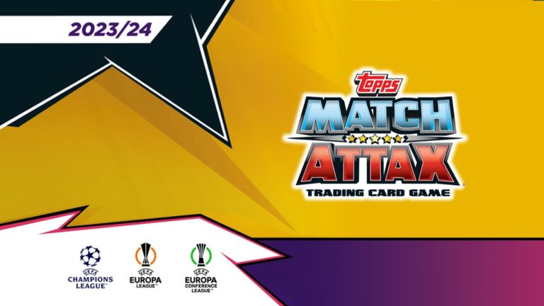 TOPPS UEFA Club Competitions Match Attax 2023/24 Trading Card Game - Header