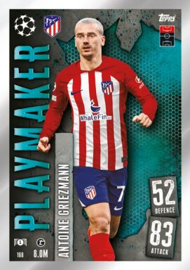TOPPS UEFA Club Competitions Match Attax 2023/24 Trading Card Game - Playmaker Card