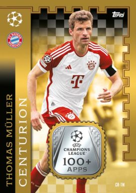 TOPPS UEFA Club Competitions Match Attax 2023/24 Trading Card Game - UCL Centurion Memento Relic Card