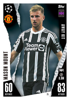 TOPPS UEFA Club Competitions Match Attax Extra 2023/24 Trading Card Game - Away Kit Mason Mount