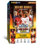 TOPPS UEFA Club Competitions Match Attax Extra 2023/24 Trading Card Game - Fire & Ice Mega Tin #1 - Red Hot Heroes