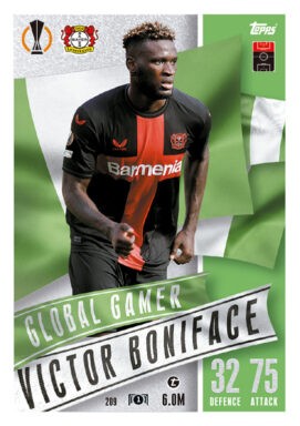 TOPPS UEFA Club Competitions Match Attax Extra 2023/24 Trading Card Game - Global Gamer Victor Boniface