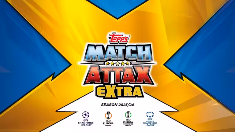 TOPPS UEFA Club Competitions Match Attax Extra 2023/24 Trading Card Game - Header