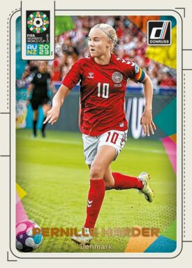 2023 PANINI Donruss FIFA Women's World Cup Soccer Cards - Base Card SP Pernille Harder